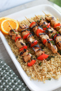 Citrus-soy Marinated Chicken Skewers